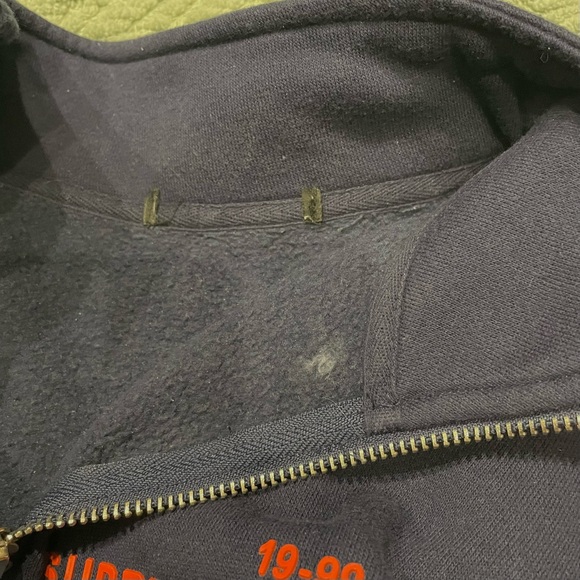 Forever 21 Navy Quarter Zip - Picture 5 of 7